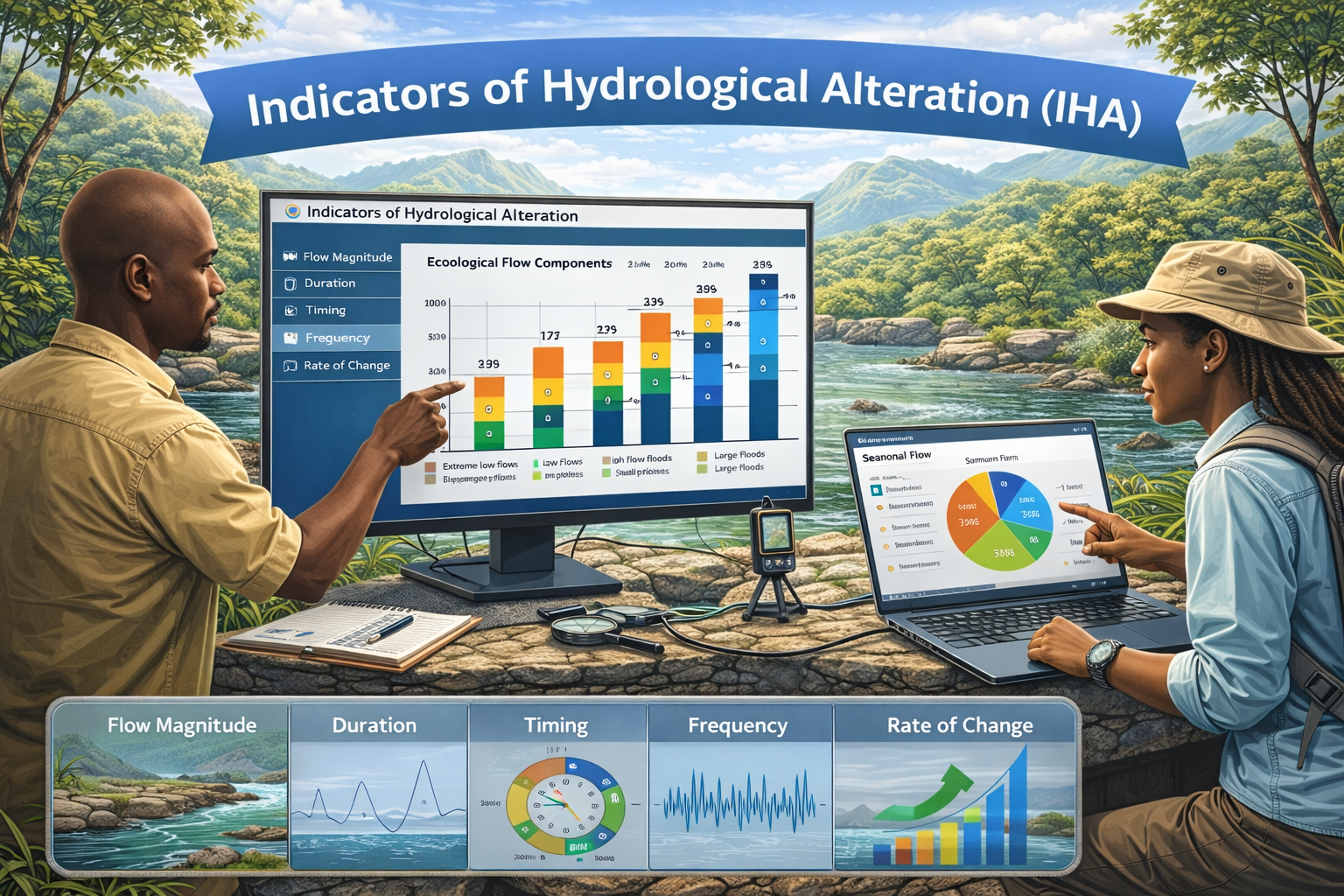 Indicators of Hydrological Alteration (IHA)